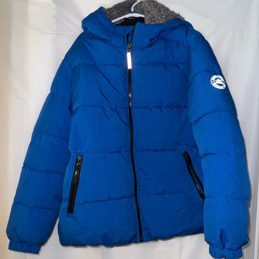 ZeroXposur Blue Puffer Jacket with Hood